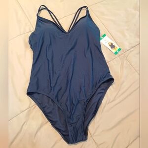 *2/$40* Hurley Dark Blue One Piece Swimsuit Women's XL